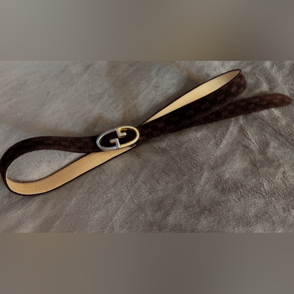 Vintage authentic monogram Gucci woman’s belt - Picture 10 of 11